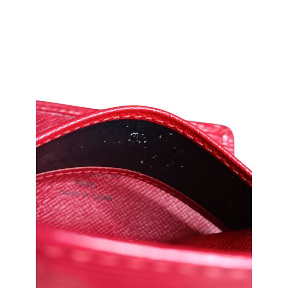 Authentic Louis Vuitton Key Holder Red Epi Leather 4 Hook Case - Picture 14 of 14